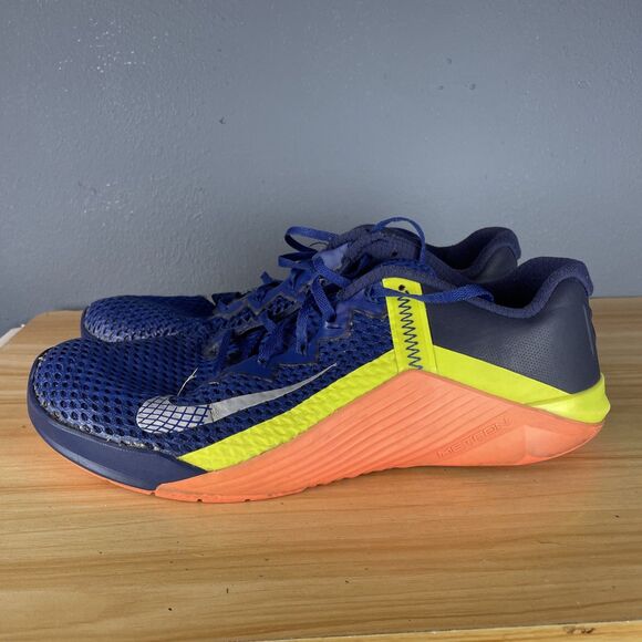 Nike Metcon 6 Deep Royal Blue Mango Cross Fit Shoes CK9388-400 Men’s Size 12 - Picture 6 of 12